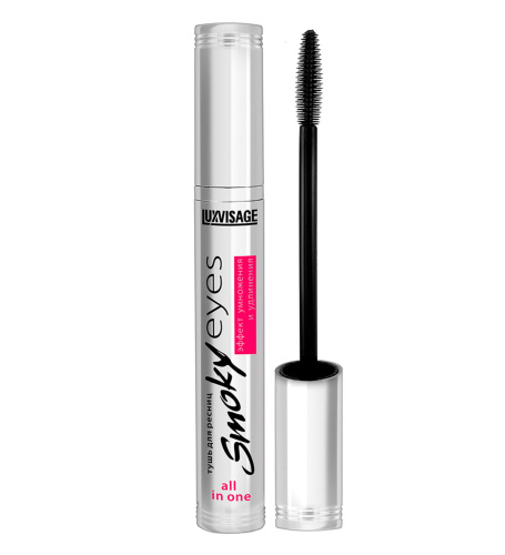 LUXVISAGE тушь д/ресниц smoky eyes эффект умножения и удлинения